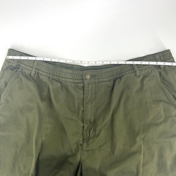 Haband's Ice House Flannel Lined Jeans Army Green Size 50 Short - Picture 2 of 8